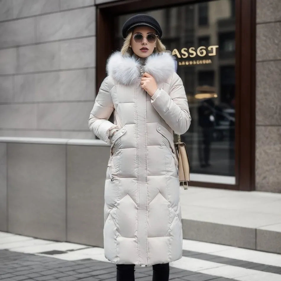 Isabelle | Women's Extended Length Hooded Winter Coat