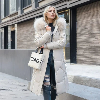 Isabelle | Women's Extended Length Hooded Winter Coat