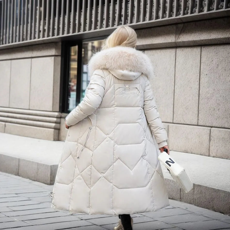 Isabelle | Women's Extended Length Hooded Winter Coat