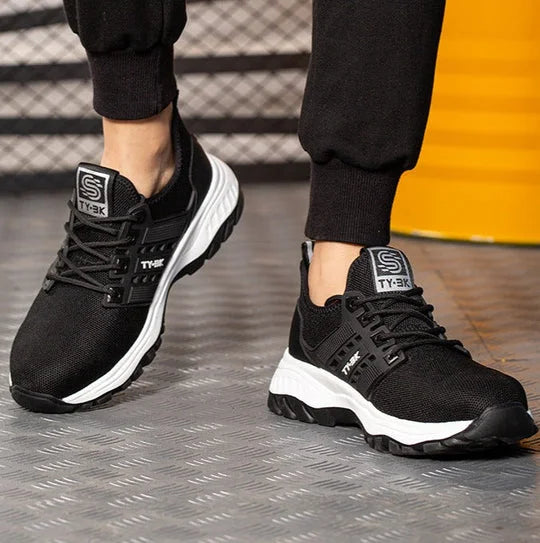 Classic orthopaedic work safety shoes for men