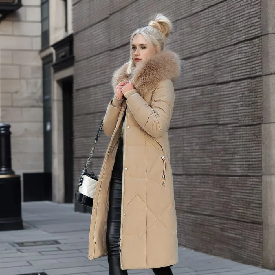 Isabelle | Women's Extended Length Hooded Winter Coat
