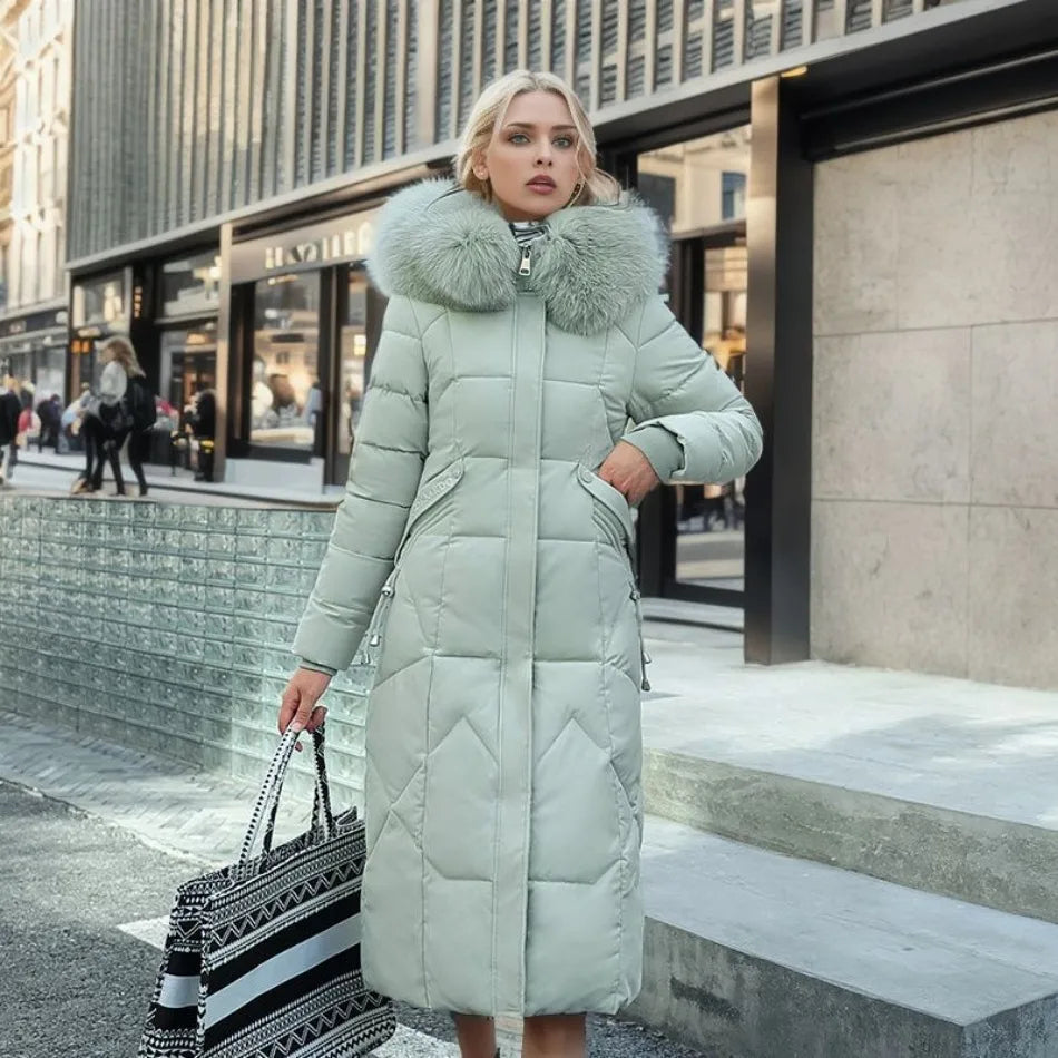 Isabelle | Women's Extended Length Hooded Winter Coat