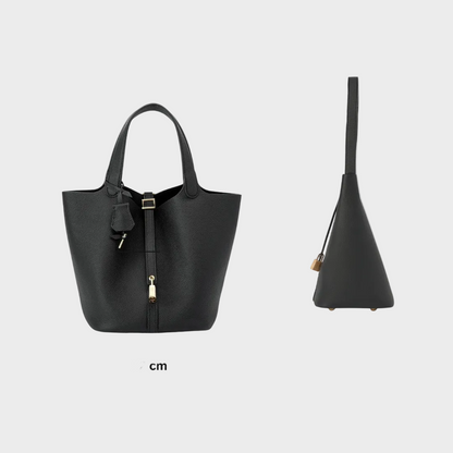 Kennedy | Women's Pebbled Shoulder Bag with Lock Detail