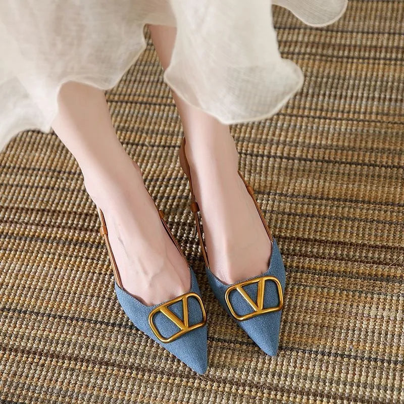 Celeste Slingback Stiletto Heel | Valentina