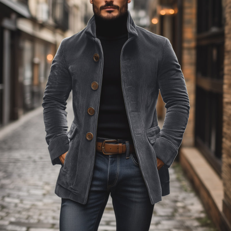 Men’s slim-fit corduroy coat | Emerson