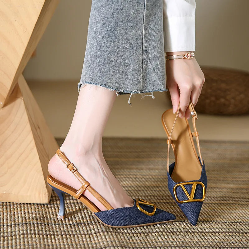 Celeste Slingback Stiletto Heel | Valentina