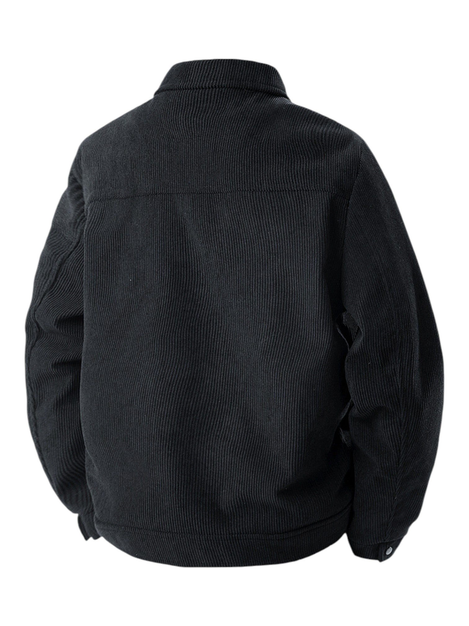 Corduroy snap front jacket for men | Rowan