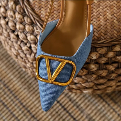 Celeste Slingback Stiletto Heel | Valentina
