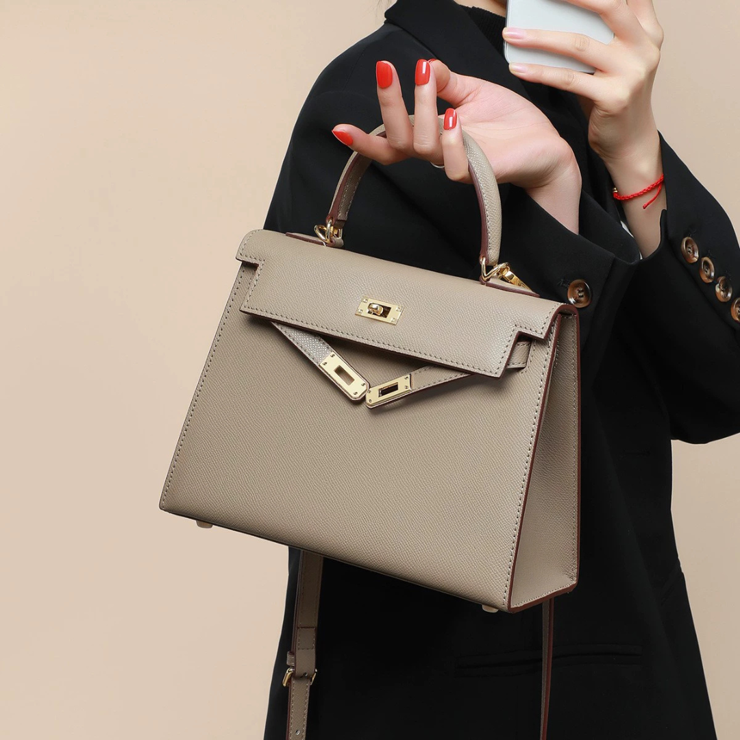 Elegant structured handbag for women | Silken Dawn