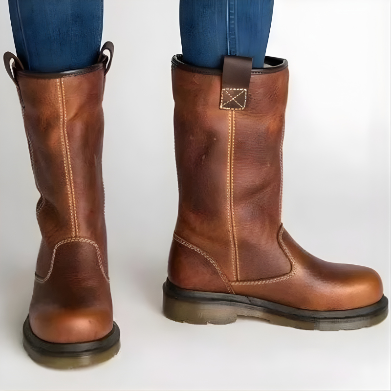 Penelope | Women's Faux Shearling Lined Pull On Winter Boots