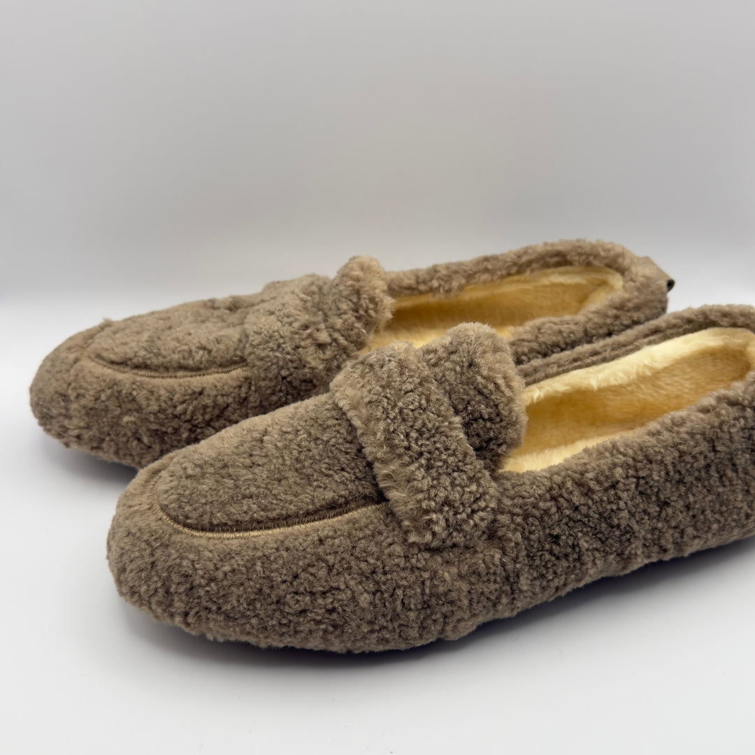 Cozy elegant winter loafers for women | Selene