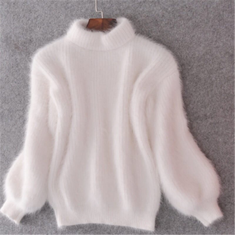 Loose-fit knit wool sweater for women | Aurelia