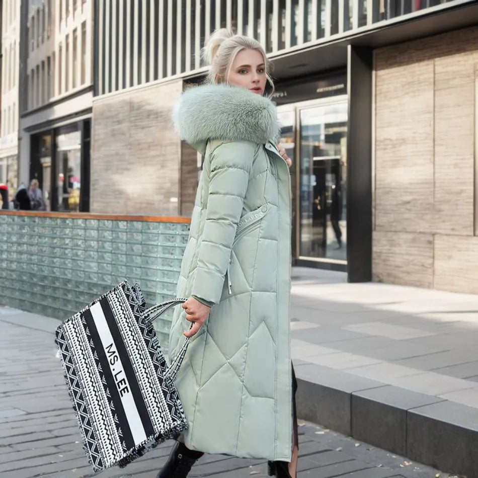 Isabelle | Women's Extended Length Hooded Winter Coat