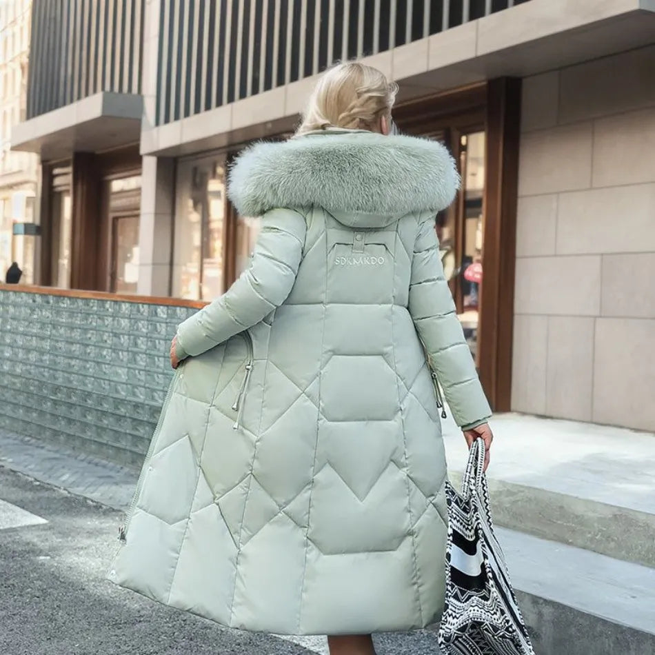 Isabelle | Women's Extended Length Hooded Winter Coat