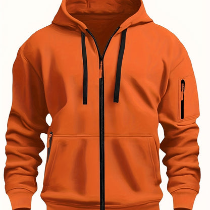 Gerald | Men's Full Zip Hooded Sweatshirt with Pockets