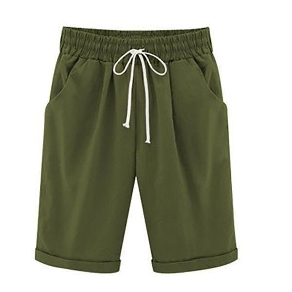 Casual loose fit cotton summer shorts for women | Marisela