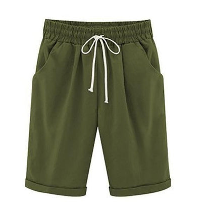 Casual loose fit cotton summer shorts for women | Marisela