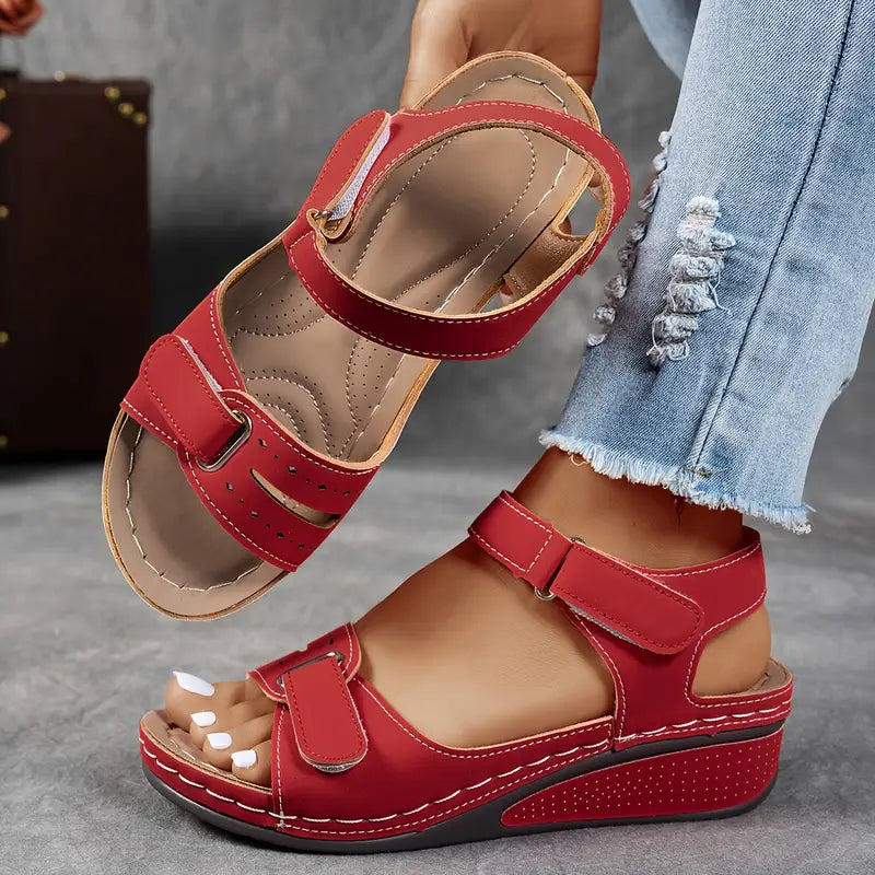 Winslet | Women's Adjustable Strap Wedge Sandals