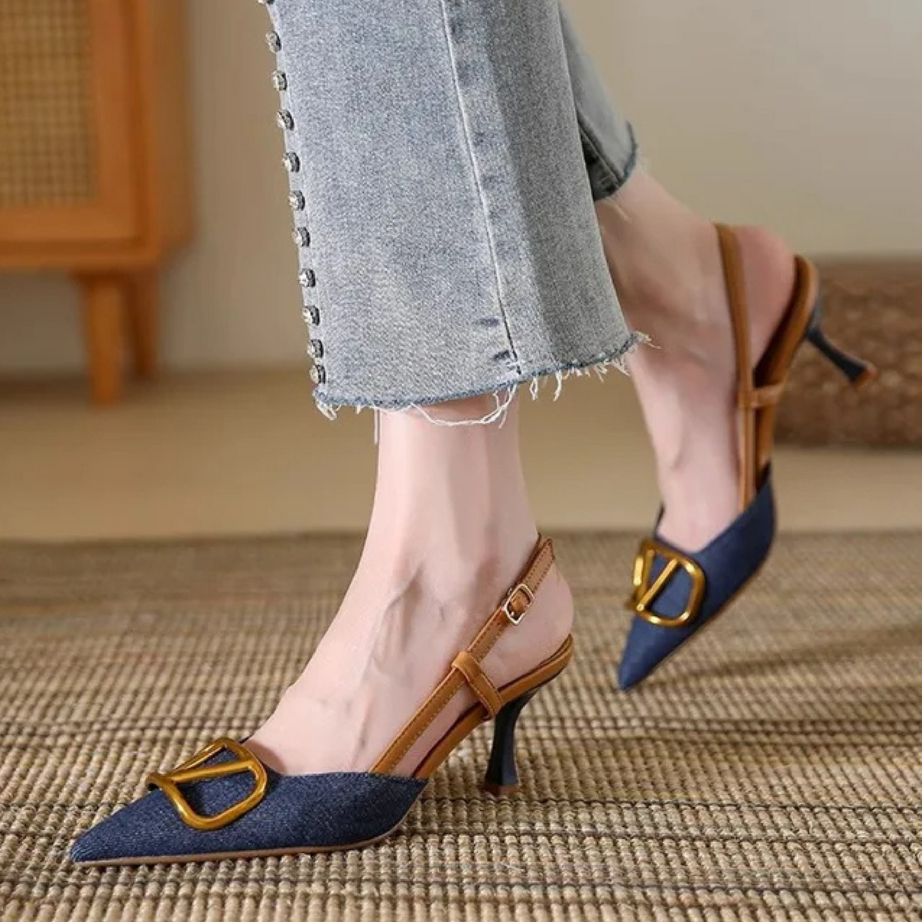 Celeste Slingback Stiletto Heel | Valentina