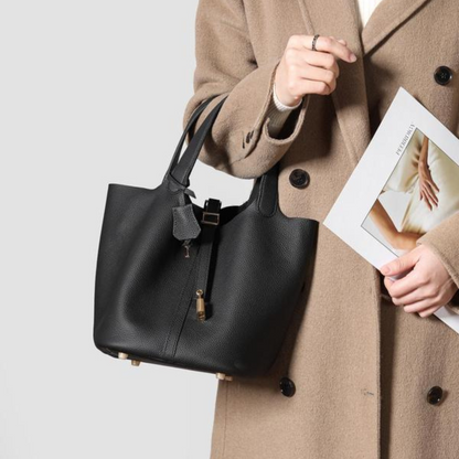 Kennedy | Women's Pebbled Shoulder Bag with Lock Detail