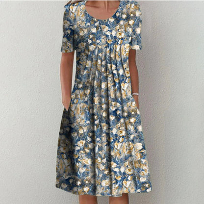Soft everyday tummy-coverage comfort dress for women | Gigi