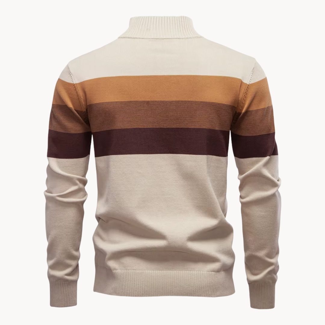 Classic quarter-zip everyday jumper for men | Burk