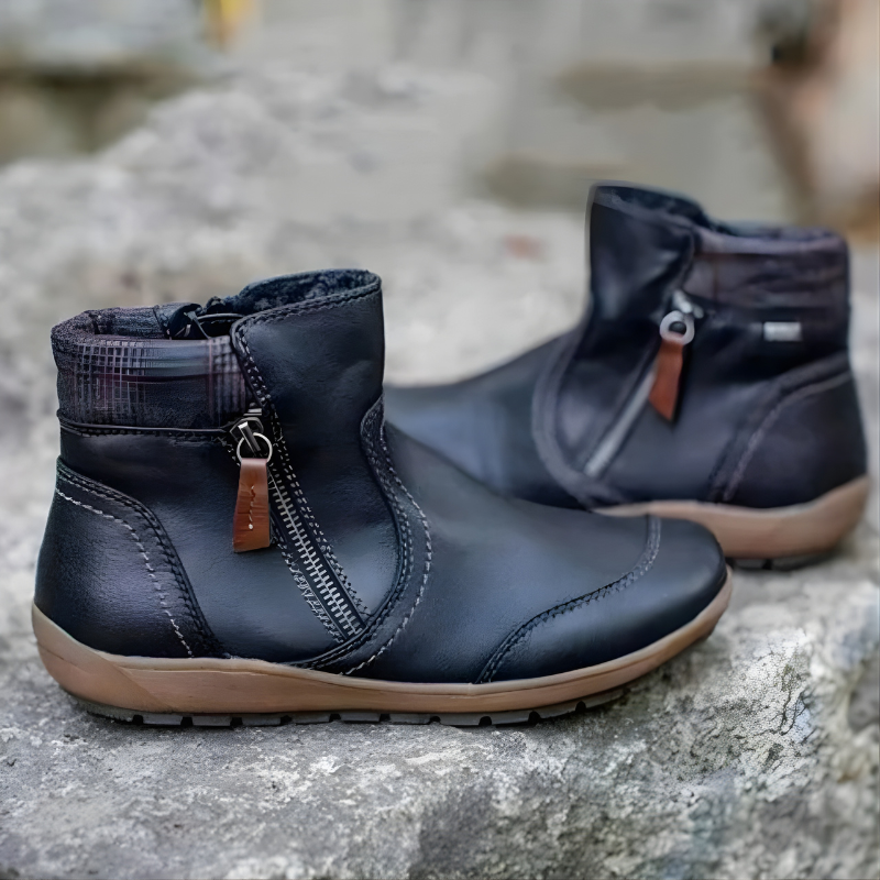 Erica | Women's Side Zip Ankle Boots with Arch Support