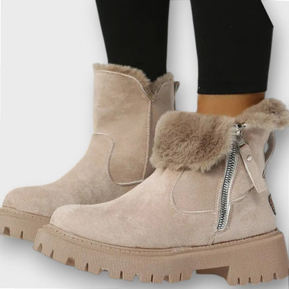 Cozy Winter Ankle Boots with Lug Sole | Arden