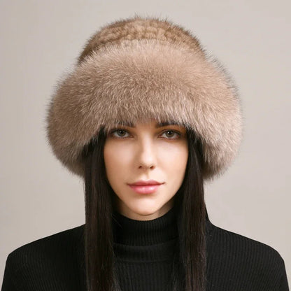 Valentina Mink Fur Hat | Aurora
