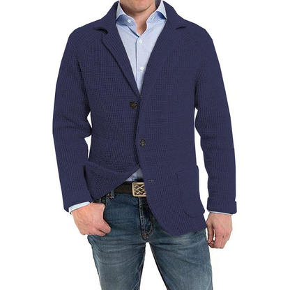 Men’s regular-fit cardigan with buttons | Derek