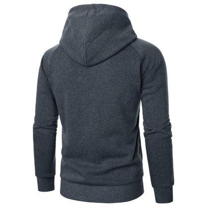 Asymmetric zip hoodie with sculpted crossover hood | Kaelen