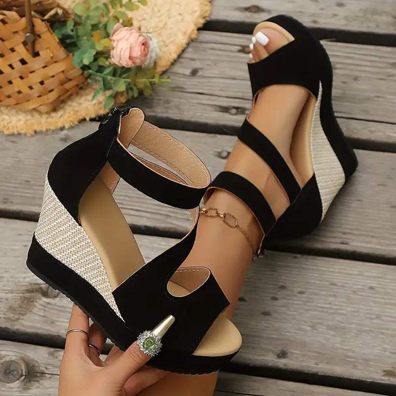 Elegant orthopedic wedge sandals for women | Rosalie