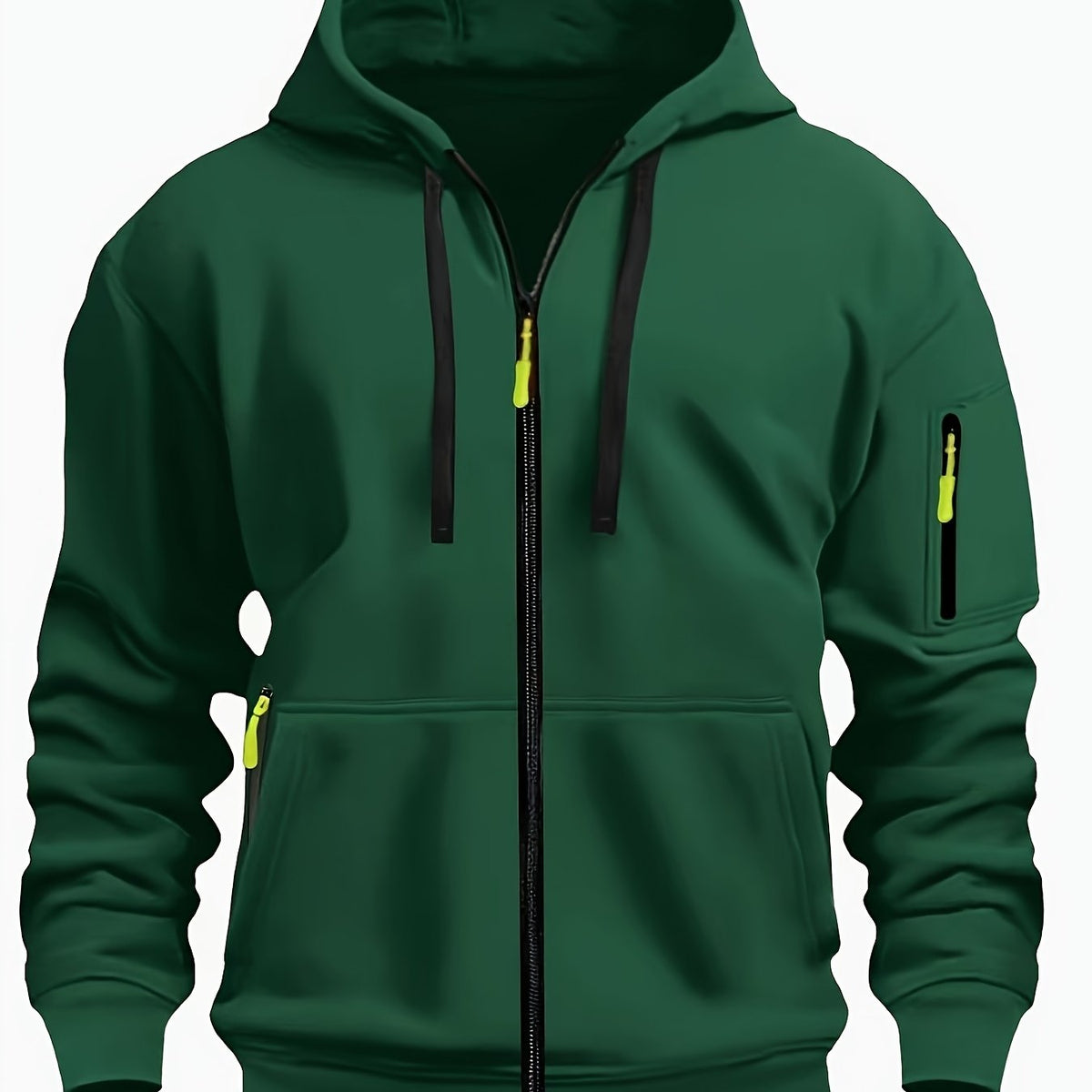 Gerald | Men's Full Zip Hooded Sweatshirt with Pockets