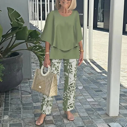 Stylish printed everyday two-piece set for women | Genevieve