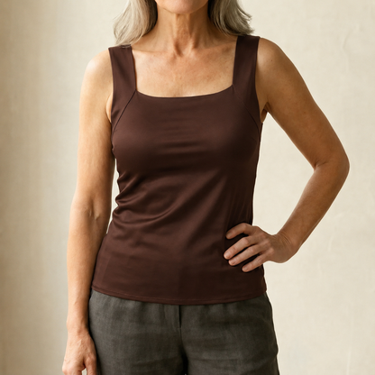Lunara | Women's Built In Bra Tank Top with Compression Fit