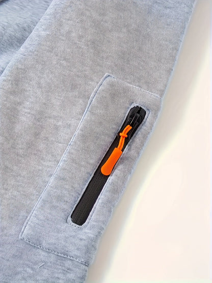 Gerald | Men's Full Zip Hooded Sweatshirt with Pockets