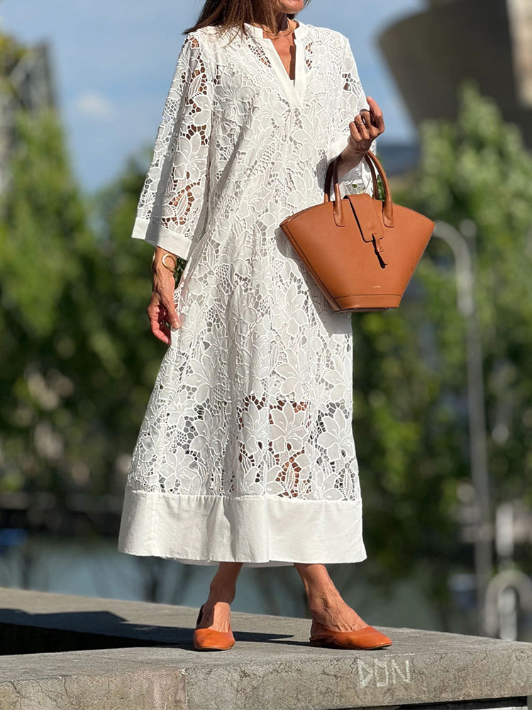 Elegant lace form-fitting dress for women | Bonnie