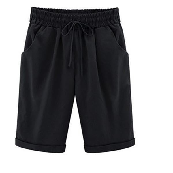 Casual loose fit cotton summer shorts for women | Marisela