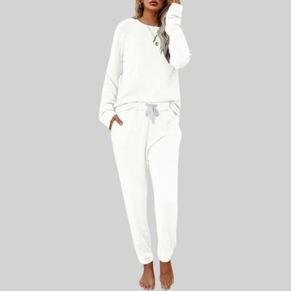 Casual long-sleeve sweatpants co-ord set for women | Jocelyn