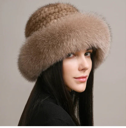 Valentina Mink Fur Hat | Aurora