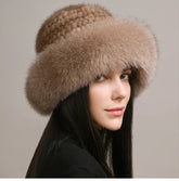 Valentina Mink Fur Hat | Aurora