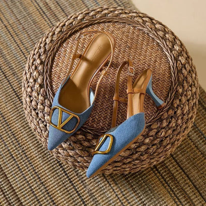 Celeste Slingback Stiletto Heel | Valentina