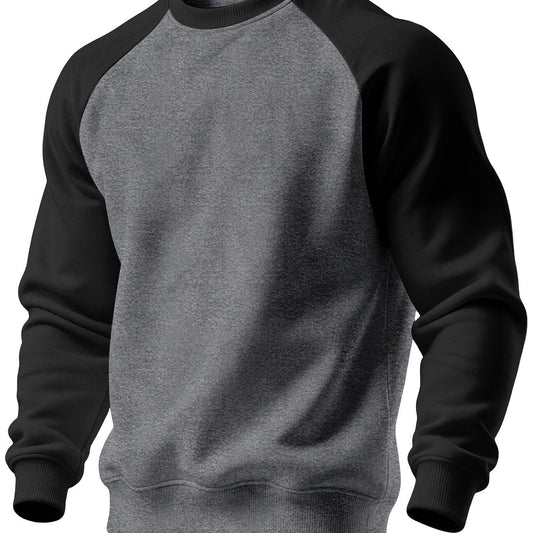 Graven | Men's Raglan Crew Neck Sweatshirt with Brushed Interior