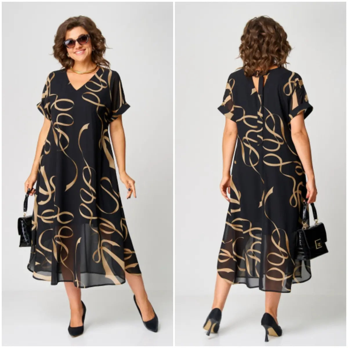 Cosy elegant relaxed everyday dress for women | Pauline