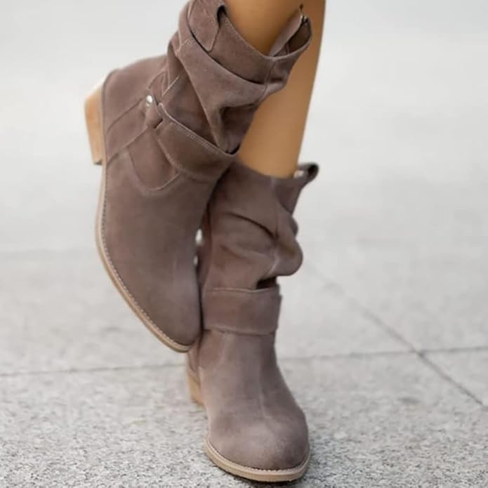 Classic orthopaedic suede ankle boots for women | Esther