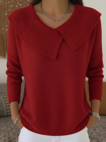 Soft Collar Winter Sweater for Women | Elowen