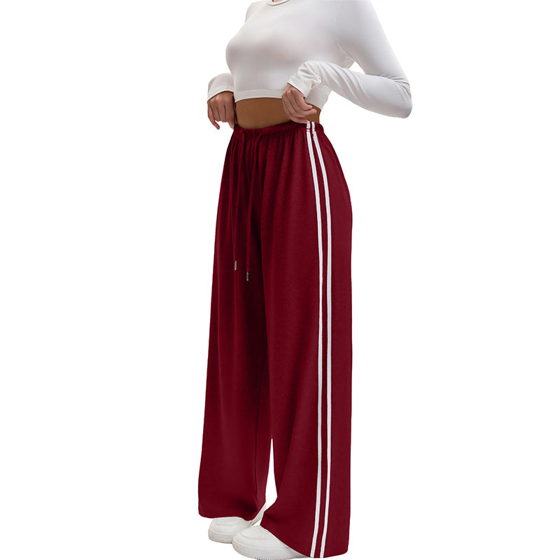 Adorielle | Women's Sporty Stripe Wide Leg Pants