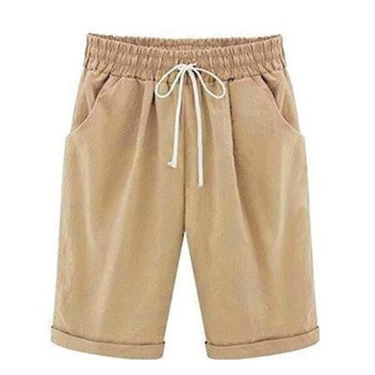 Casual loose fit cotton summer shorts for women | Marisela