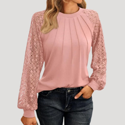 Long-sleeve smart-casual everyday blouse for women | Amelie