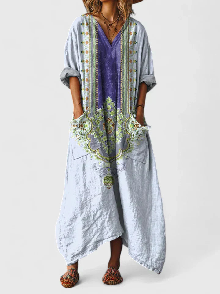 Classic elegant wrap-style dress for women | Mariana
